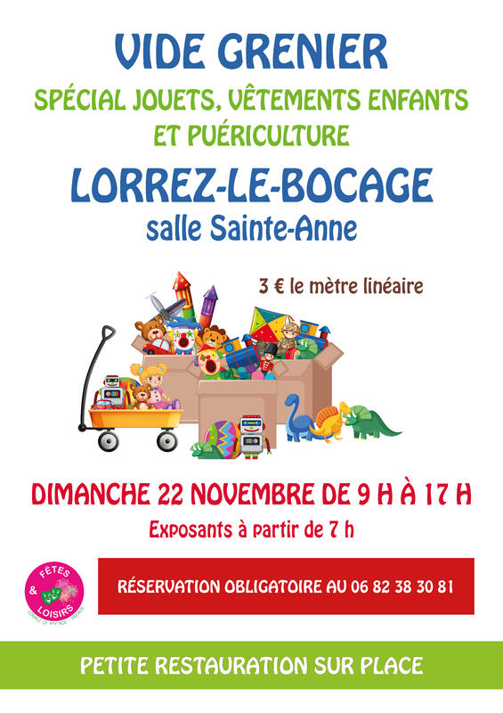 Bourse aux jouets - puériculture