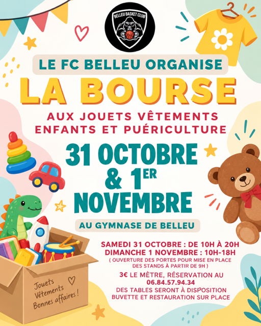 Bourse aux jouets vetements enfants et puericulture