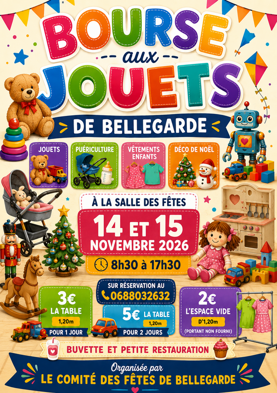 Bourse aux jouets, puericulture, vetements enfants, deco noel