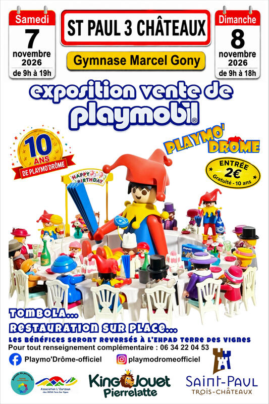 Exposition-vente playmobil