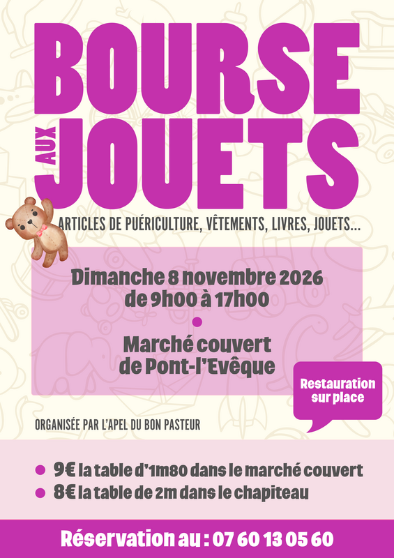 Bourse aux jouets - puériculture