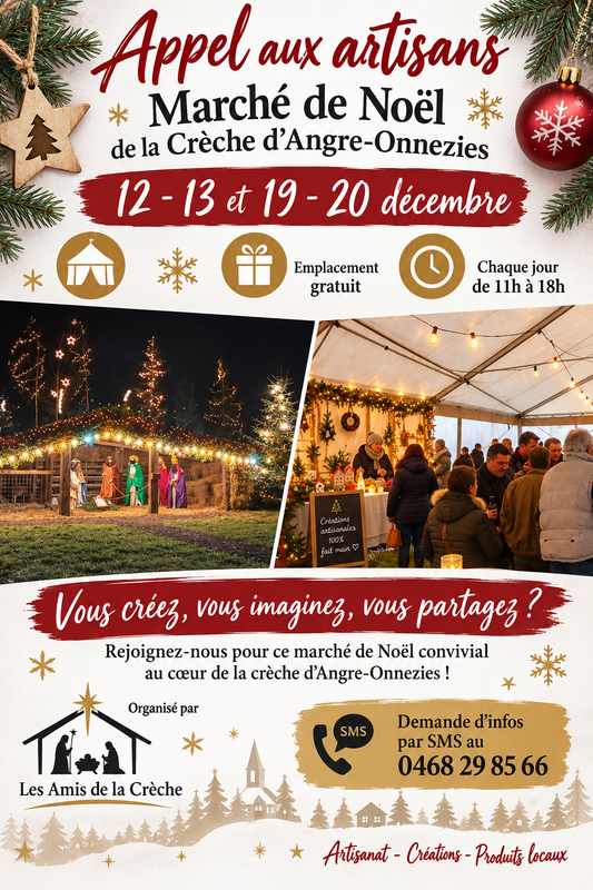 Marché de noël de la crèche