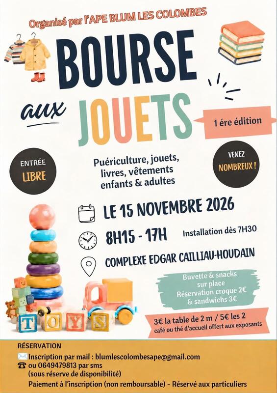 Bourse aux jouets
