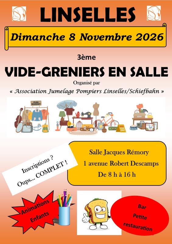Vide greniers en salle