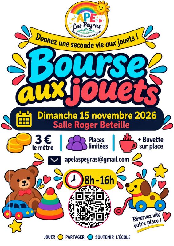 Bourse aux jouets de l'ape las peyras