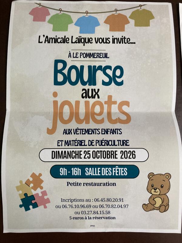 Bourse aux jouets vêtements puériculture