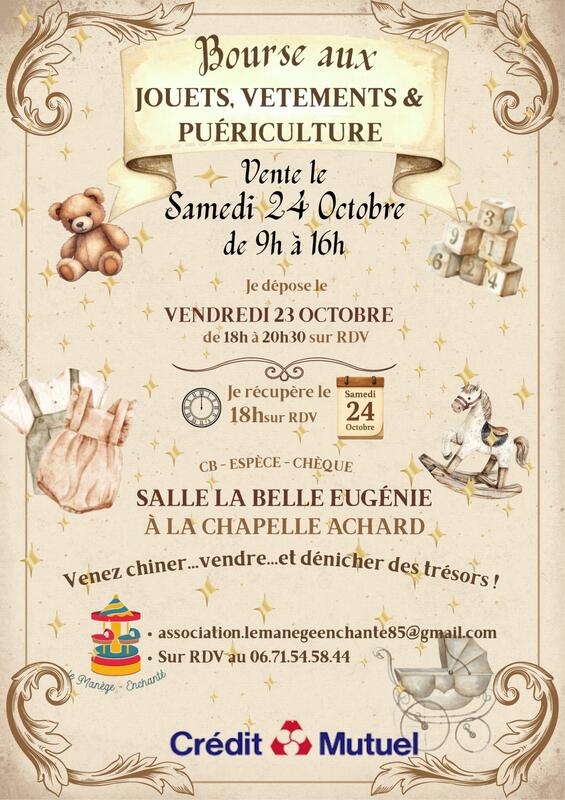 Bourse aux jouets, vêtements et puériculture 2026