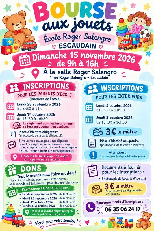 Bourse aux jouets