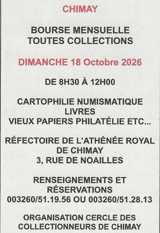 Petite bourse mensuelle toutes collections