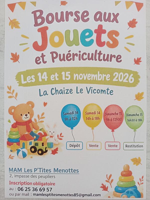 Bourse aux jouets et puériculture
