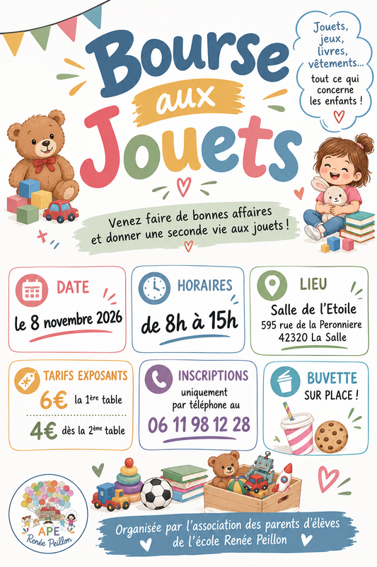 Bourse aux jouets - puériculture