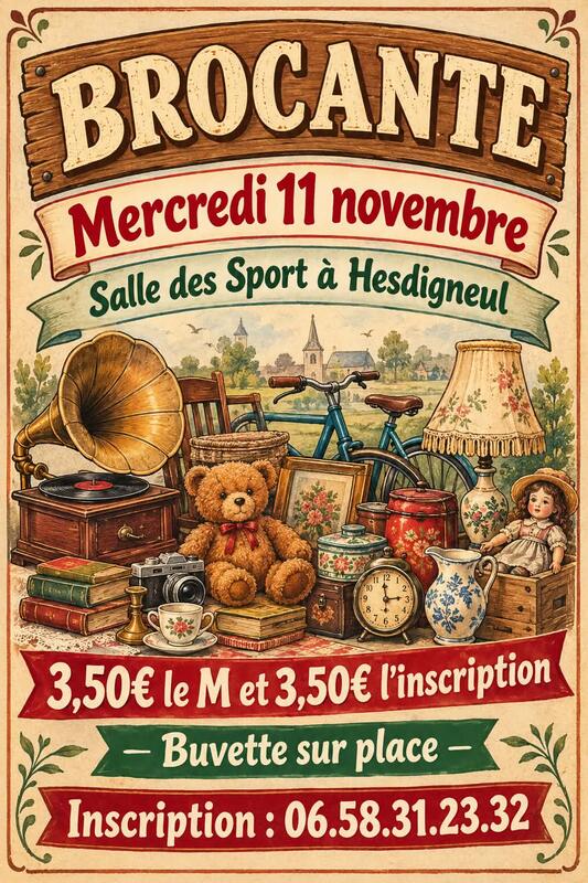 Brocante en salle