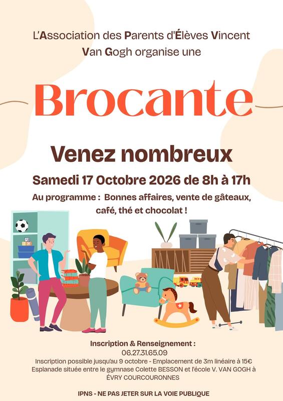 Brocante d'automne par l'apevg