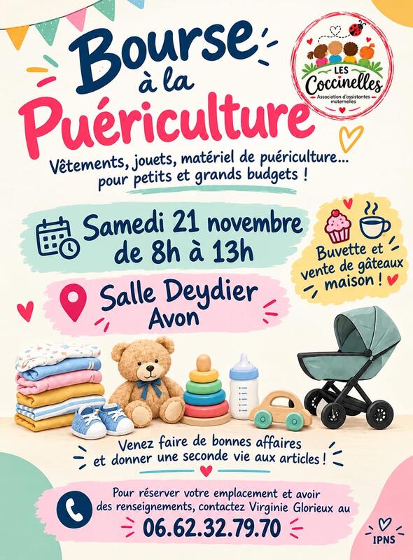 Bourse à la puériculture les coccinelles