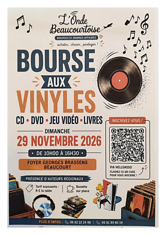 Bourse aux vinyles - cd - dvd - livres
