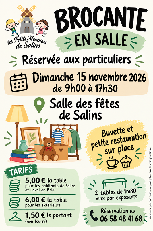 Brocante de particuliers