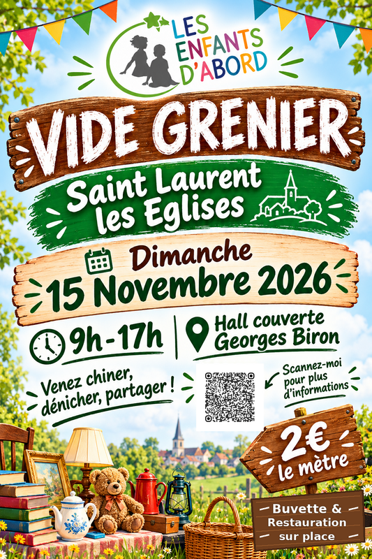 Vide grenier de l'association des parents d'élèves