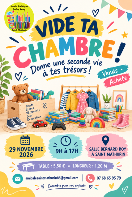 Vide ta chambre - amicale laique jules ferry