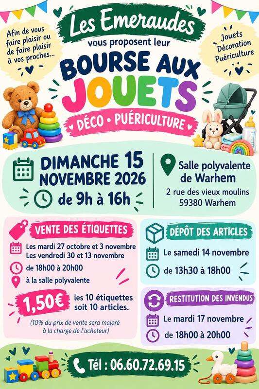 Bourse aux jouets - puériculture