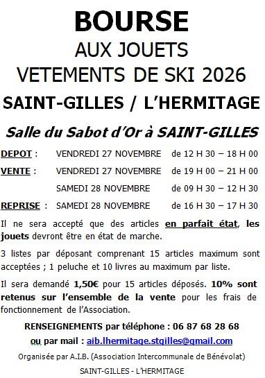 Bourse aux jouets et vêtements de ski