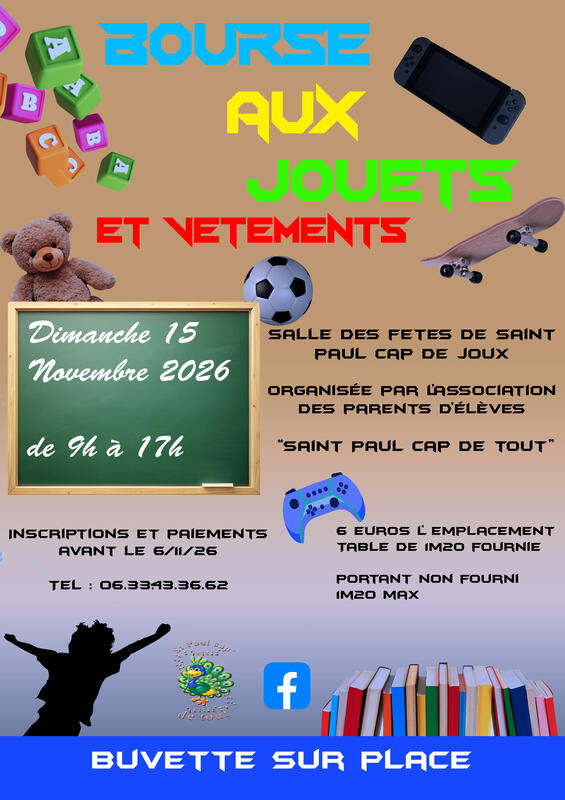 Bourse aux jouets et aux vêtements