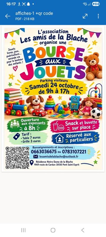 Bourse aux jouets