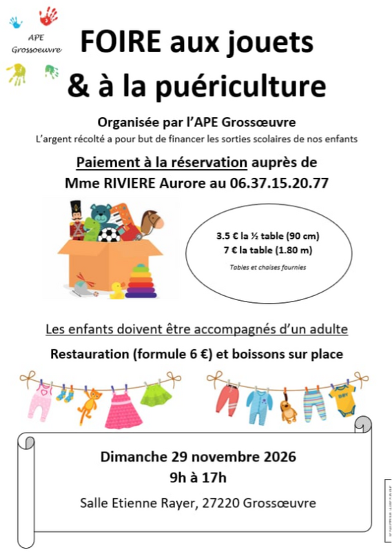 Foire aux jouets et à la puériculture