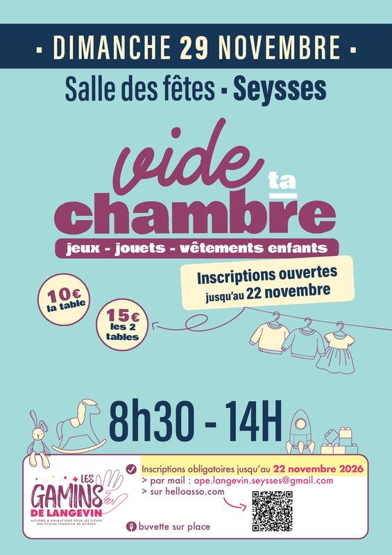 Vide ta chambre 2026