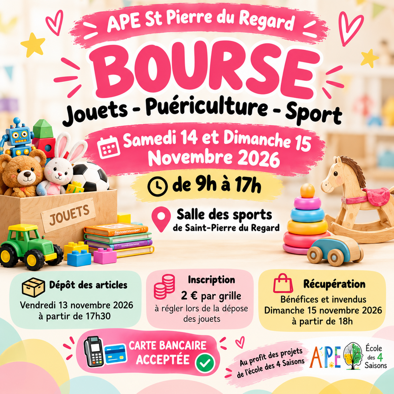 Bourse aux jouets et puériculture