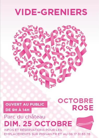 Vide-greniers - octobre rose