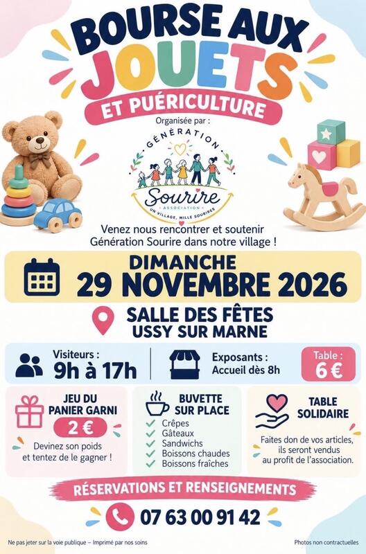 Bourse aux jouets et puericulture