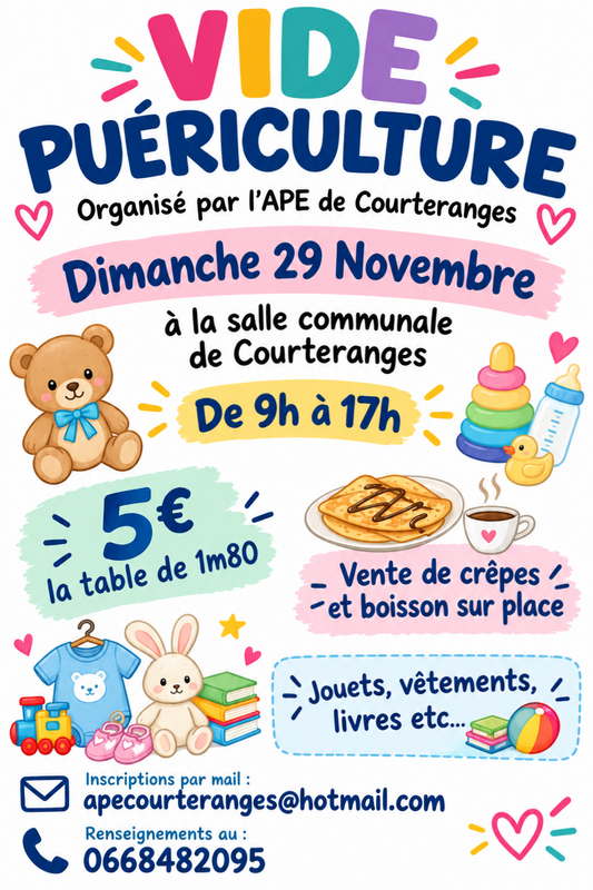 Bourse aux jouets - puériculture