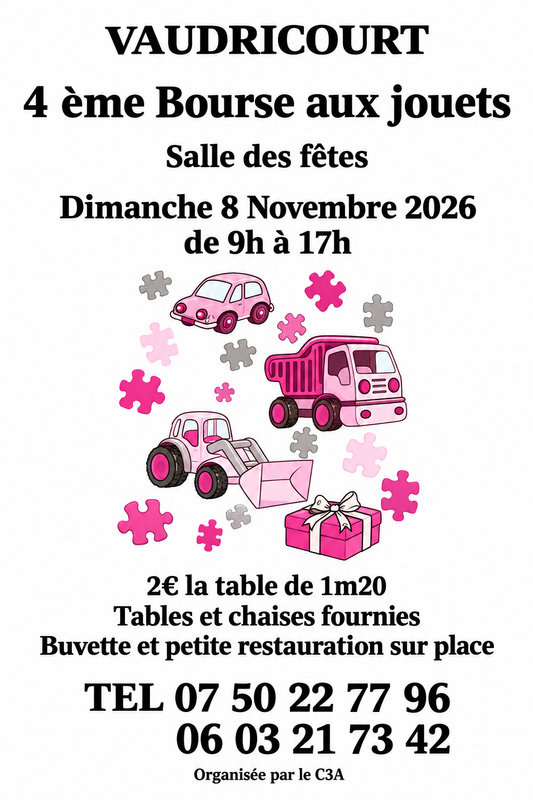 Bourse aux jouets