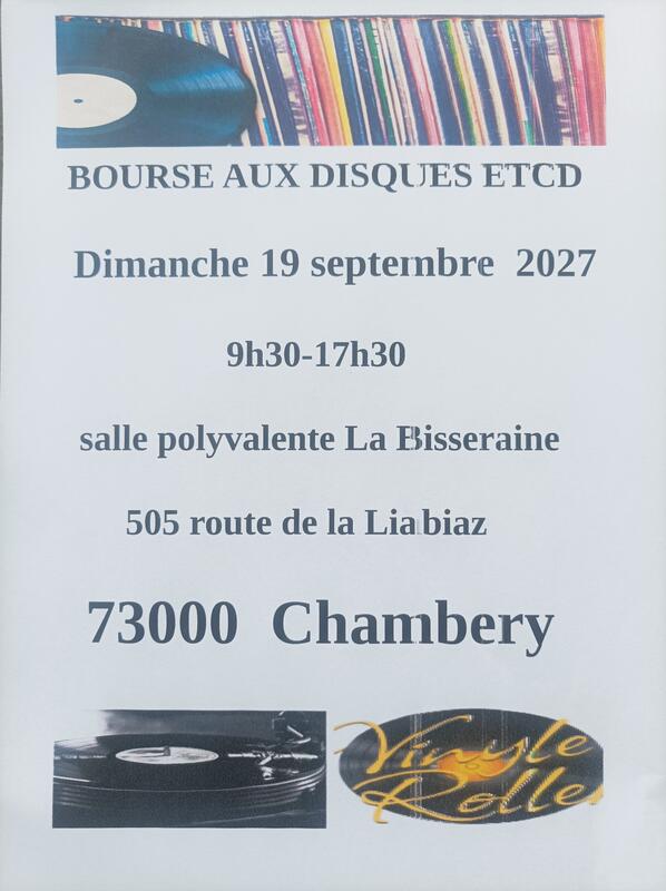Bourse aux disques vinyles et cd