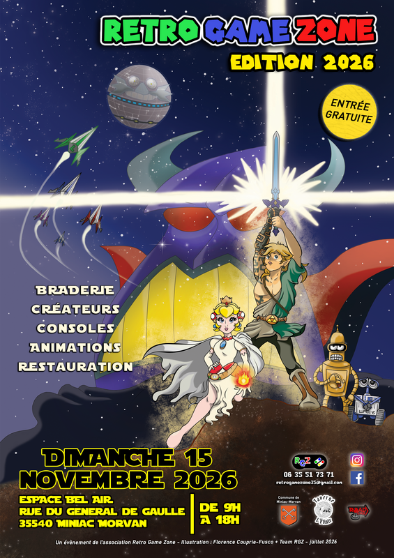 Braderie geek retro game zone 2026