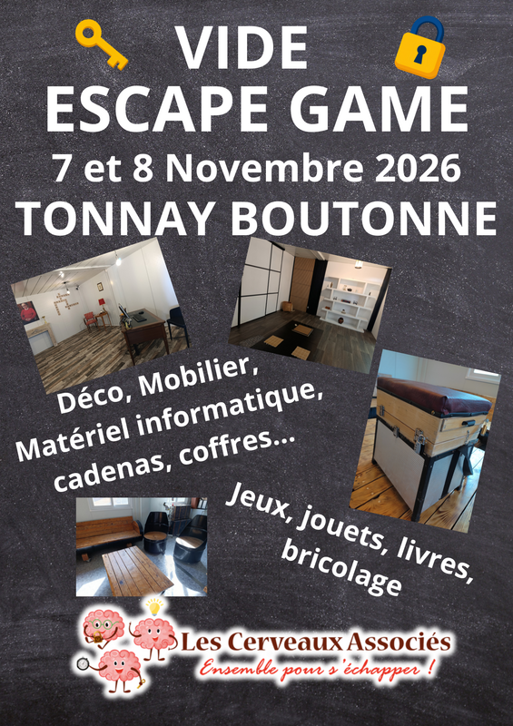 Vide escape-game et vide maison