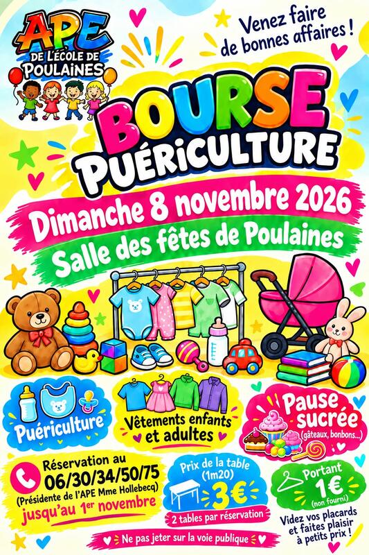 Bourse aux jouets - puériculture