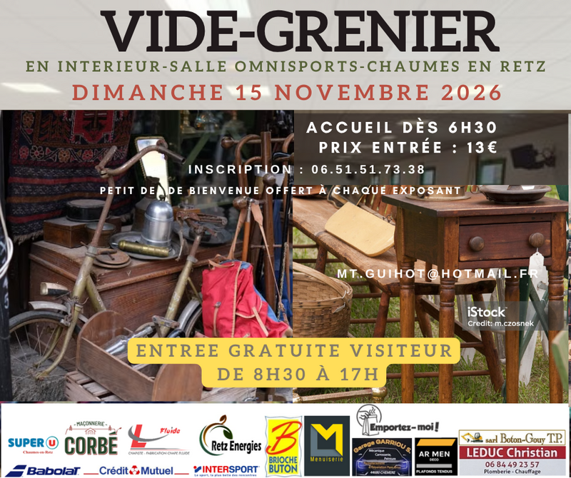 Vide grenier salle omnisports