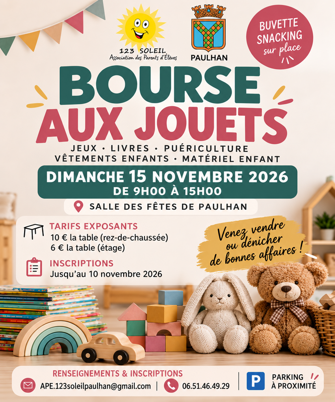Bourse aux jouets