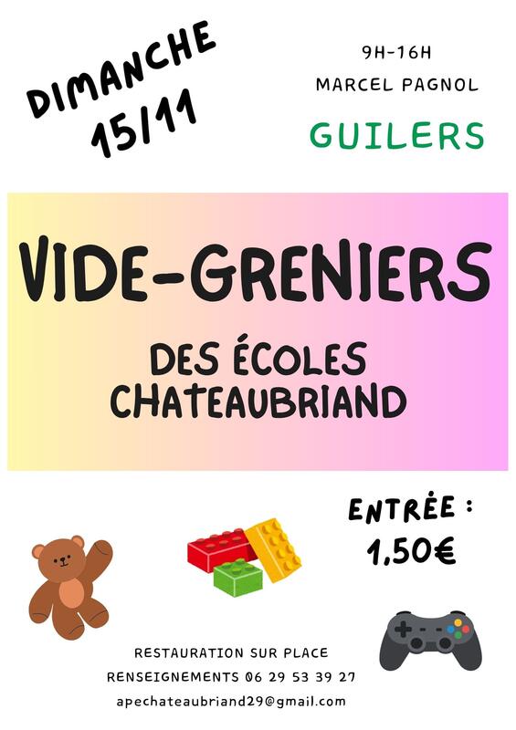 Vide-greniers des écoles chateaubriand