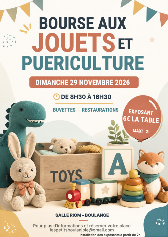 Bourse aux jouets et puériculture