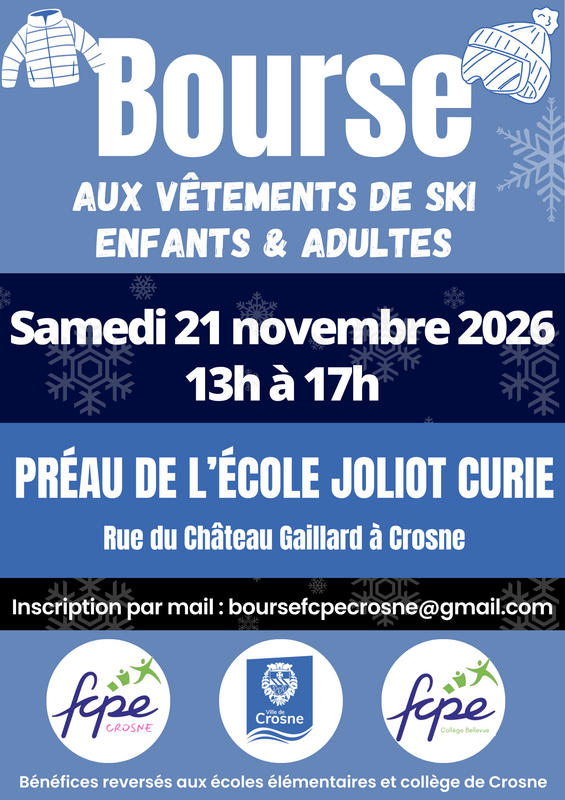 Bourse vêtements de ski enfants et adultes