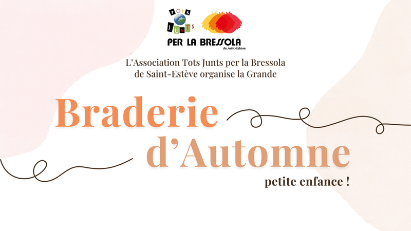 Braderie d'automne - puériculture