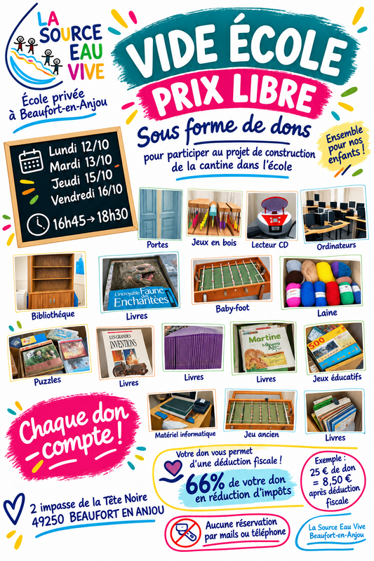 Vide école