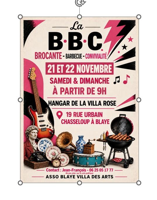 Bbc - brocante, barbecue et convivialité
