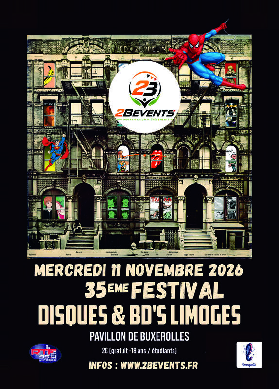 35ème festival disques et bd de limoges
