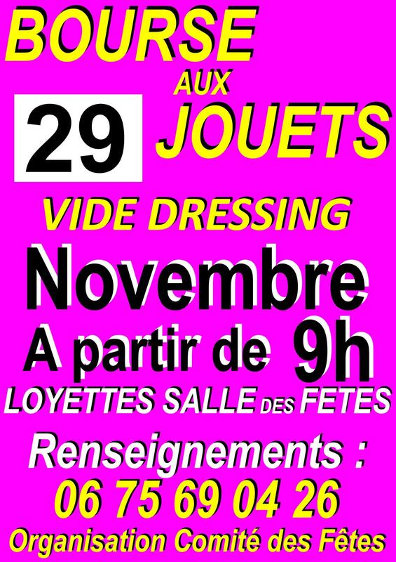 Bourse aux jouets - vide dressing