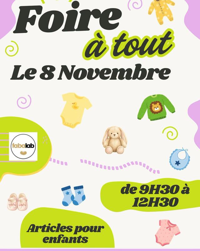 Foire à tout spéciale famille