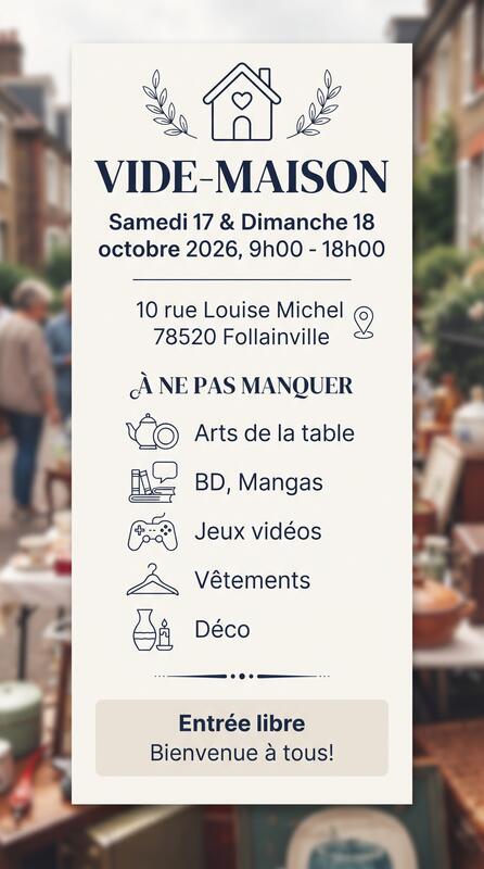 Vide maison