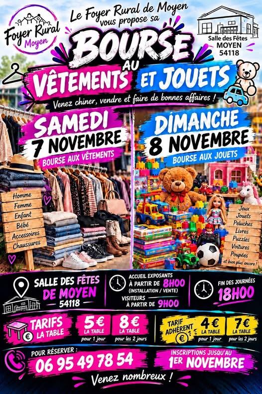 Bourse vetements et jouets